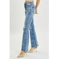thumbnail image 4 of RISEN High Rise Distressed Flare Jeans, 4 of 4