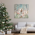 thumbnail image 5 of Stupell Industries Deer In Nighttime Birch Forest Holiday Painting Gallery Wrapped Canvas Print Wall Art, 5 of 5