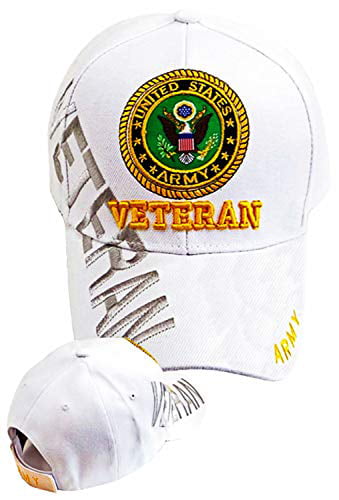 Licensed Army Veteran Emblem w/ V Trucker Mesh Back Cap 