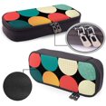 thumbnail image 4 of Customize PU Leather Pencil Bag Zipper Stationery Bag, Business Receipt Box, Suitable for Both en and Women Various Abstract Irregular Figures, 4 of 4