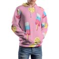 thumbnail image 5 of Sweet Lemon Ice Cream Slices Men's Women New Sweatshirt Hoodie Men's Plus Size Sweatshirt Hooded Sweatshirt 3d Printed Street Men's Cloth, 5 of 6