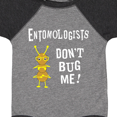 thumbnail image 4 of Inktastic Entomologists Bug White Text Boys or Girls Baby Bodysuit, 4 of 5