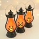 thumbnail image 4 of Luz de calabaza de Halloween - D, Decoración de luz de vela LED de Halloween, Halloween Sans Feu Bougie Brillante, Petite Lampe D'halloween portátil, Decoración D, 4 of 5