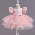 thumbnail image 3 of Zaldita Baby Girls Sequins Princess Birthday Party Dress Pageant Tulle Bowknot Tutu Dress Pink 3-4, 3 of 5