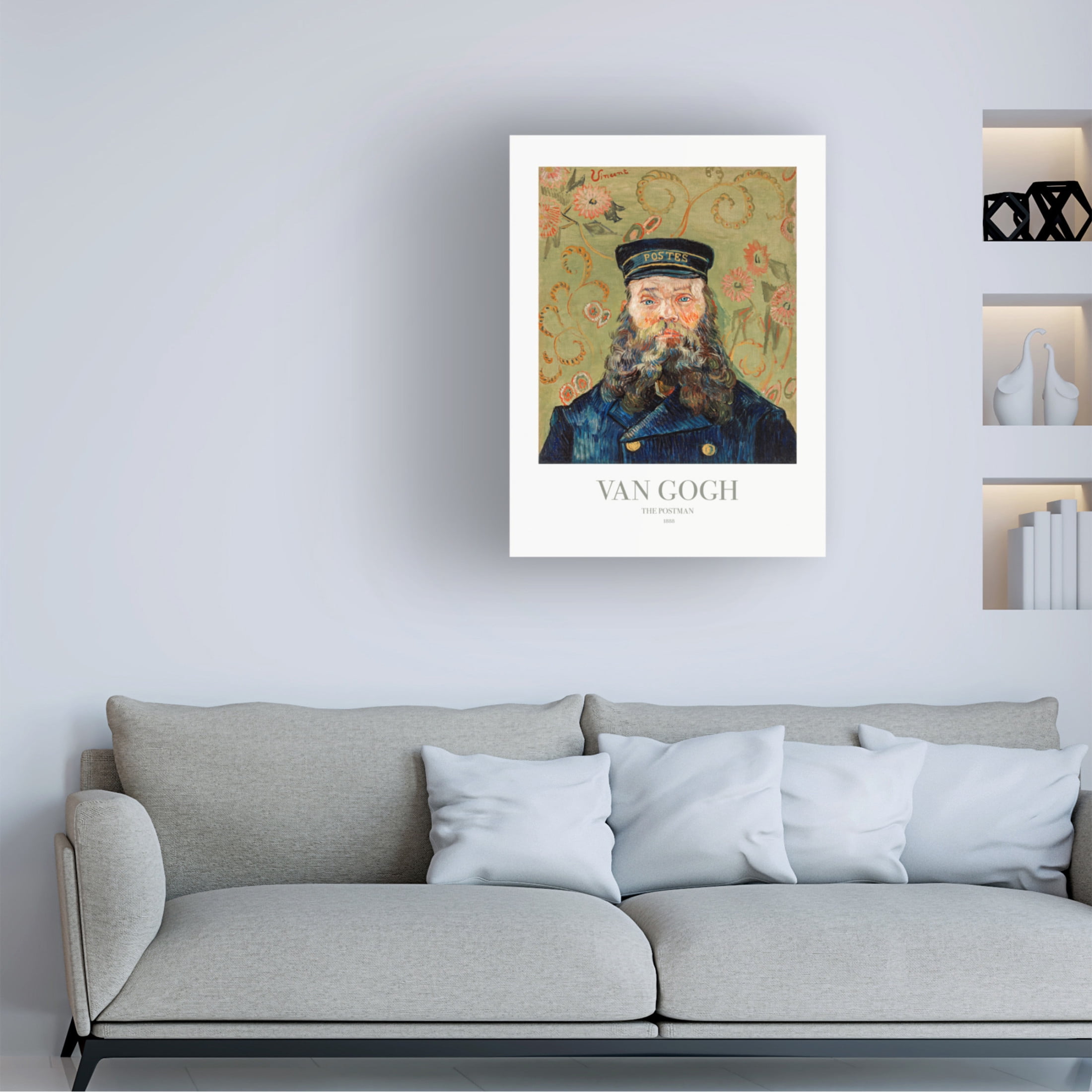 Trademark Fine Art Pictufy The Postman Canvas Wall Art