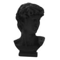 thumbnail image 5 of OUNONA Mini David Statue Resin David Sculpture Roman Small David Bust Sculpture, 5 of 8