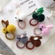 thumbnail image 3 of EeaseMX Coleteros elásticos de conejo para el pelo, accesorios para niñas y bebés (verde), 3 of 7