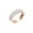 14k Rose Gold Plated 925 Sterling Silver, variant on 2 Row Half Eternity Ring for Women 3.73 ct Round Moissanite 14k Yellow Gold Plated 925 Sterling Silver Size 9 (Color D, VVS1)