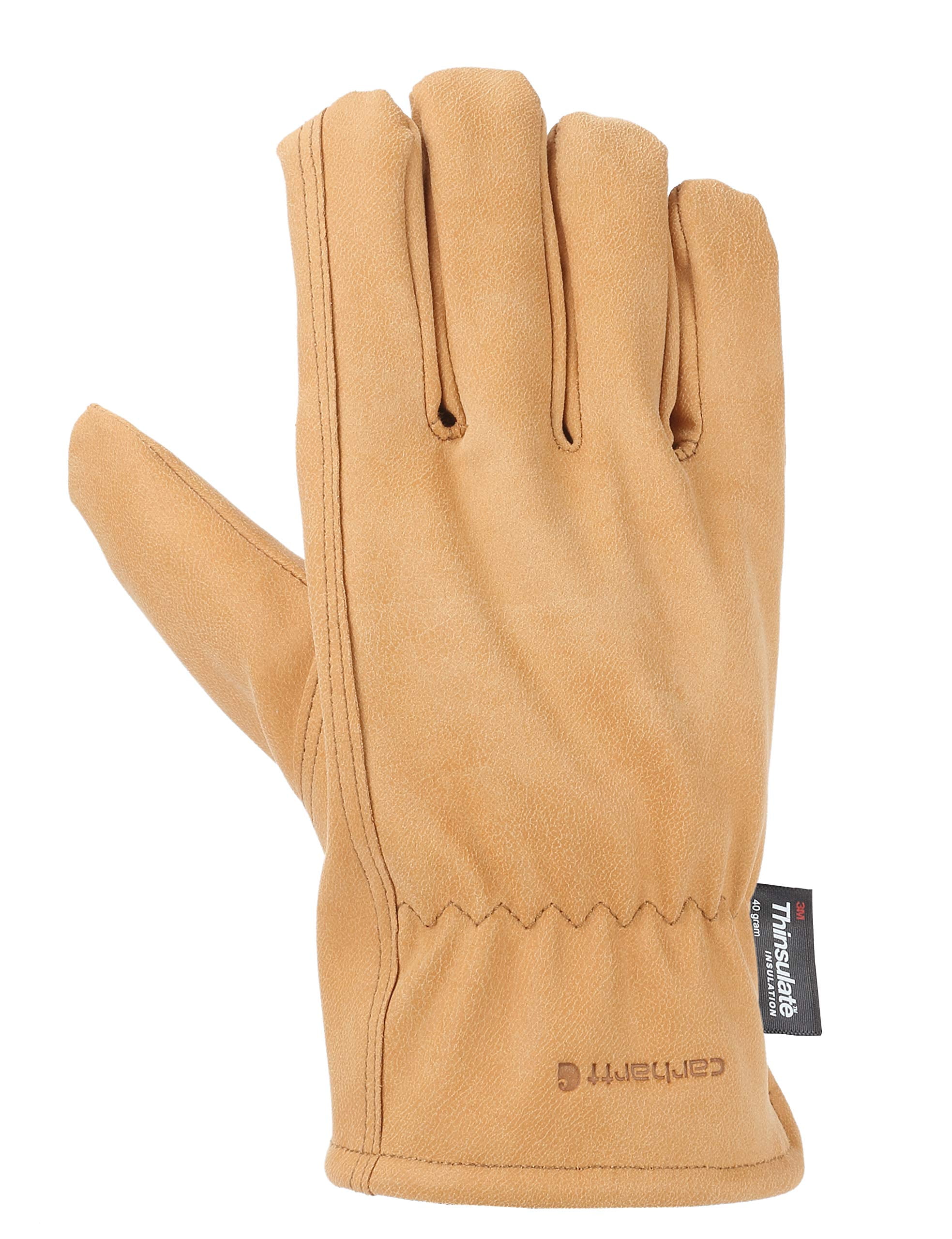 Cahartt XL Gardening Construction Insulated Leather Work Gloves 