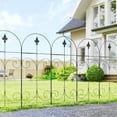 thumbnail image 2 of Outsunny 12.5' Decor Garden Fence for Border Edging, 8 Pack, Spears, 2 of 10
