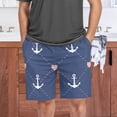 thumbnail image 7 of GZHJMY Anchor Pajama Pants Short for Men, Lounge Pants Lightweight Men Pajama Bottoms with Drawstring Pockets, Christmas New Year Birthday Gifts, Small, 7 of 7