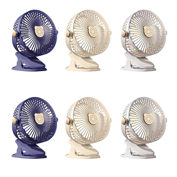 RBCKVXZ USB Rechargeable Mini Silent Fan, 2-in-1 Wall-Mounted Desktop Small Fan for Home, Dorm & Office