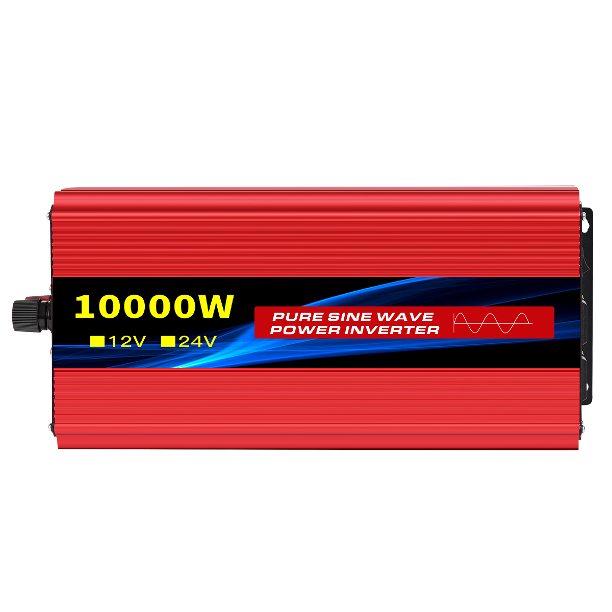 Power Inverter 10000W DC 12V to AC 110V 60HZ Pure Sine Wave Inverter with LCD Display Remote Control 4AC Outlets