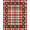 Red, Pattern 2, variant on ODIKA Festive Teens Round Fluffy Snowflake Pirate Playful Expressive for Home Office, Gaming Room, Under Desk, Non-Slip Chair-Friendly