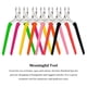 thumbnail image 5 of Soidarity Manicura Nail Cuticle Nipper Tijeras Dead Skin Remover Clippers Tool Mango de silicona Antideslizante Cuidado profesional Rojo Type3 NO3, 5 of 6