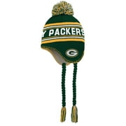 Preschool Green/Gold Green Bay Packers Jacquard Tassel Knit Hat with Pom - OSFA