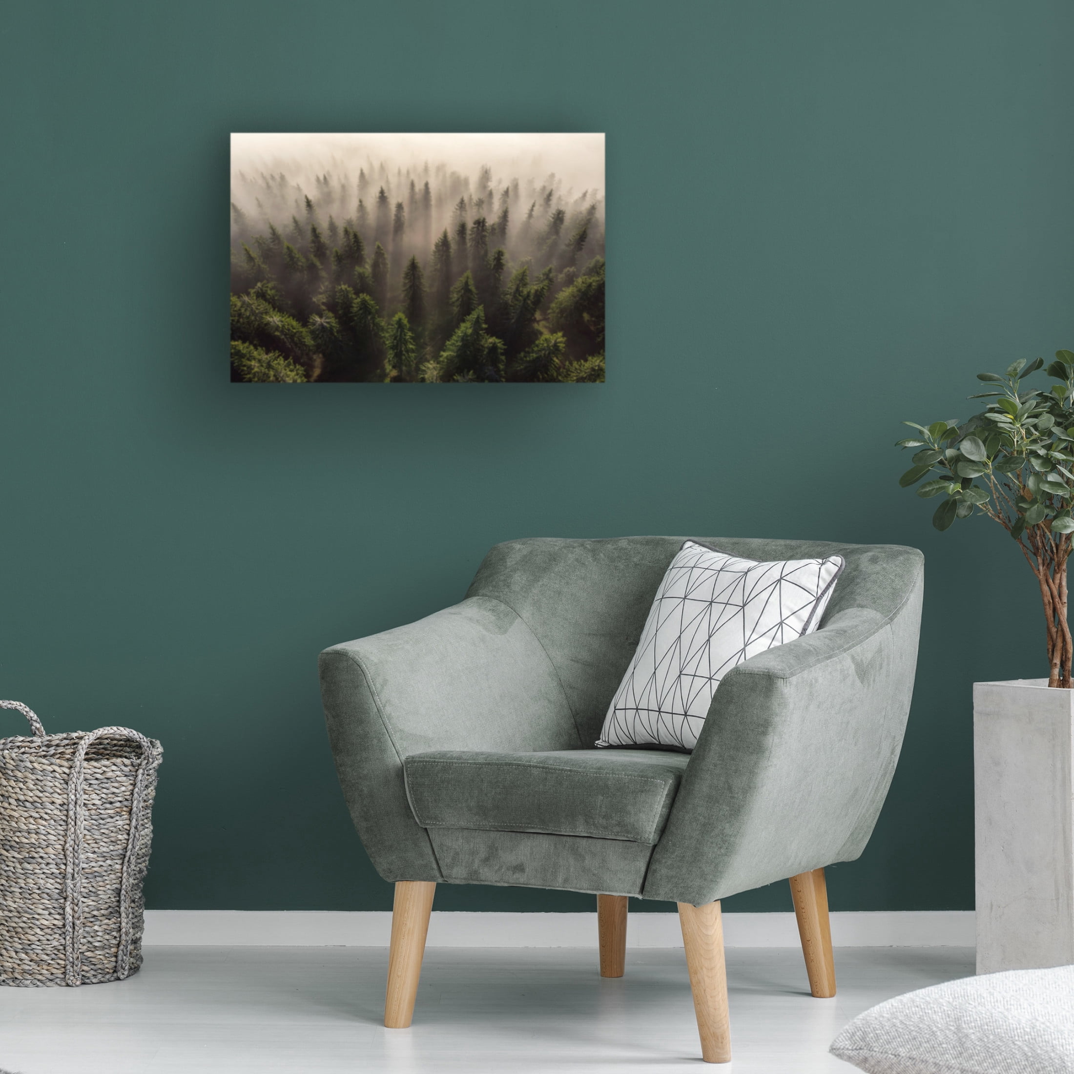 Trademark Fine Art Lazar Ioan Ovidiu The Army Of Firs Canvas Wall Art