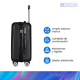 thumbnail image 3 of Maleta de Mano Check In ABS carry-on Unitalla negro 8 kg, 3 of 13