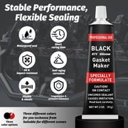 RTV Silicone Gasket Maker Black 170g, Oil & Antifreeze Resistant Sealant for Engines, Gearboxes, Pumps, Superchargers