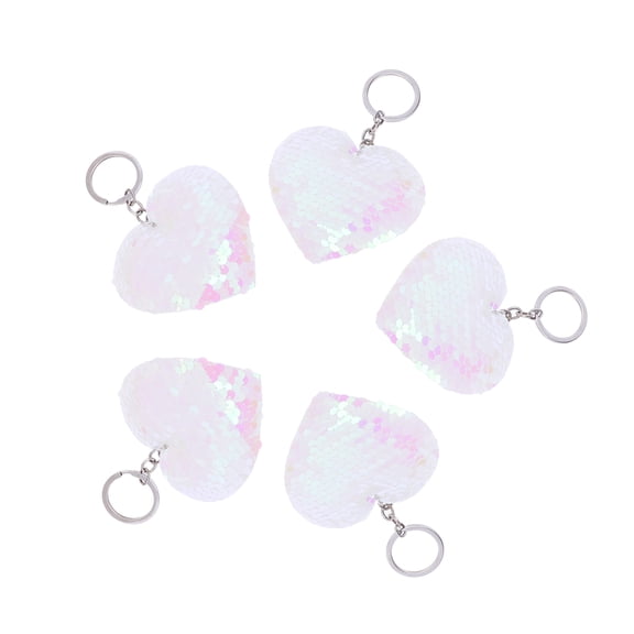 Raindrops 5-Piece Keychain Set with Unique Shapes, Material, Bag Charm Pendant Accessories for Women Men