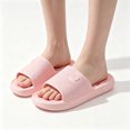 thumbnail image 2 of IEMIEMIEM Shower Shoes for Women with Drain Holes Non Slip Quick Dry Bathroom Slippers Comfortable Shower Sandals College Dorm Gym Pool Indoor Outdoor 5-6 wide, 2 of 5