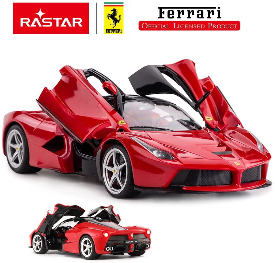 RASTAR RC Car | 1/14 Scale Ferrari LaFerrari Radio Remote Control R/C Toy  Car Model Vehicle for Boys Kids, Red, 13.3 x 5.9 x 3.3 inch