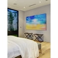 thumbnail image 5 of "Horizon Sun" Painting Print on Wrapped Canvas, 5 of 7
