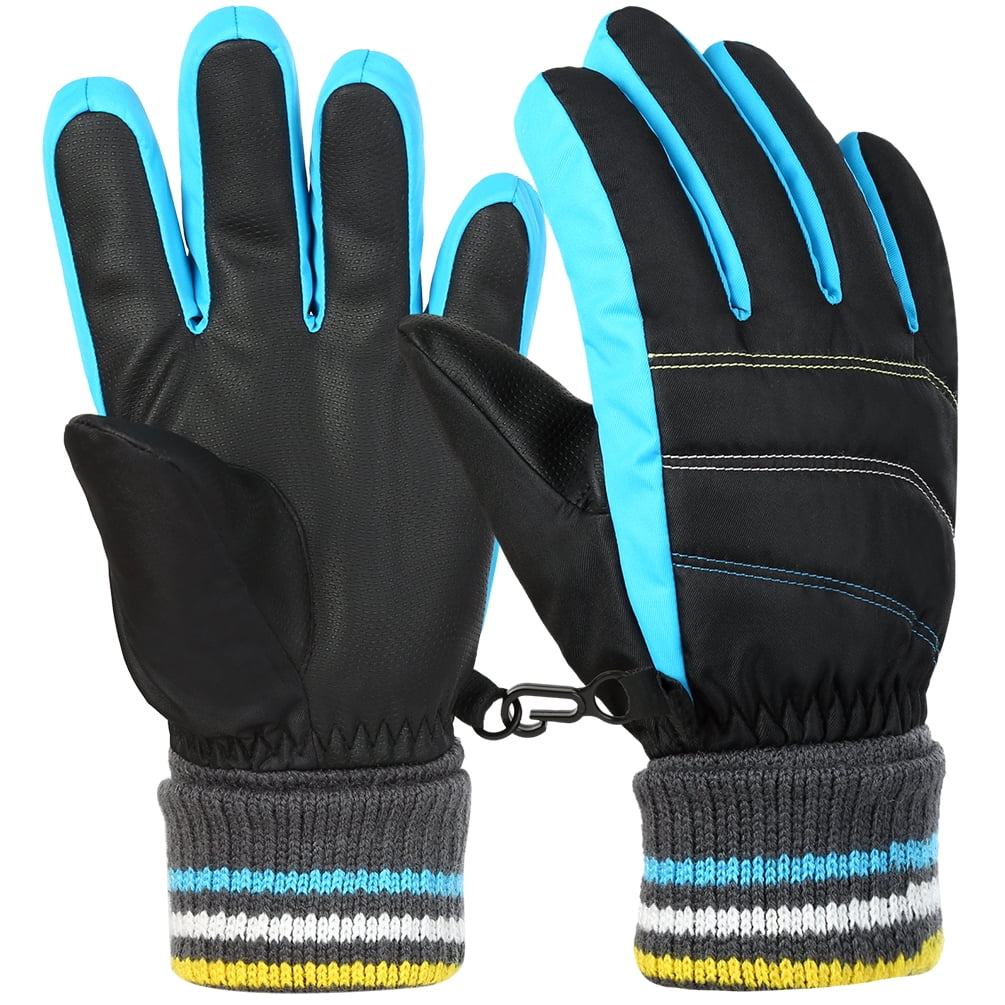 2-4Y YR.Lover Children Ski Gloves Winter Warm Outdoor Riding Thickening Gloves 