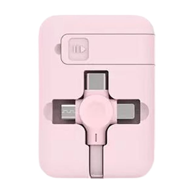 Cargador Universal Portátil De Carga Rápida Para Coche Adaptador Retráctil Para Cargar De Uno A Tres Teléfonos