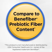 Equate Sugar Free Fiber Supplement Powder, 17.6 oz, Compare to Benefiber® Prebiotic Fiber Content, 100% Natural