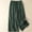Blackish Green, variant on JFGHDG Womens Cotton Linen Palazzo Pants Drawstring Elastic Waist Lightweight Casual Wide Leg Summer Beach Vacation Trousers with Pockets Beige L