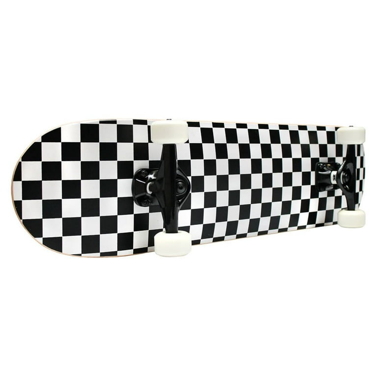MINI SKATEBOARD - 5 X17 - BLACK/WHITE – VISION STREET WEAR™️ CANADA