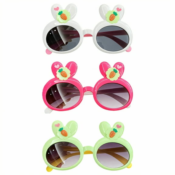 GJX 3Pcs Baby Sunglasses Cute Sunglasses Toddler Boy Sunglasses,Style1