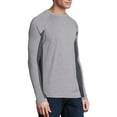 thumbnail image 2 of Hanes Sport Men's and Big Men's X-Temp Performance Long Sleeve Training Tee, Up to Size 2XL, 2 of 6