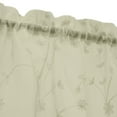 thumbnail image 3 of Grandeur Sheer Pole Top Curtain Tiers 52 x 36 in Cream, 3 of 7