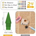 thumbnail image 2 of LAICAIW 24PCS Colorful Inkless Pencil Replaceable Refill, Infinite Pencil Replaceable Graphite Nib, Graphite Nib Metal Inkless, Everlasting Pencils Replacement Head for Drawing Office School Supplie, 2 of 7