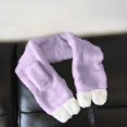 thumbnail image 5 of BXJX Girls Fleece Scarf, Warm Casual Lightweight Thick Neck Warmer for Winter Purple Size Free Size, 5 of 7