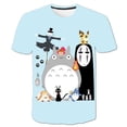 thumbnail image 1 of Verano clásico totoro Anime camiseta con estampado hombres moda Casual Kawaii dibujos animados gráfico camisetas interesante harajuku T-shirt7T Gao Jinjia LED, 1 of 2