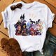 thumbnail image 3 of Camiseta de princesa de villano de Disney para mujer, camiseta gráfica de villano de dibujos animados Kawaii, camiseta Unisex, camiseta de Anime Harajuku para mujer, 3 of 5