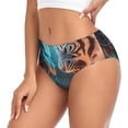 thumbnail image 2 of Fotbe Blue Dragon And White Tiger Calzones Estampados para Mujer – Ropa Interior de Algodón, Cómoda, Suave y Elástica-XX-Large, 2 of 6