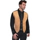 thumbnail image 3 of Chaleco de traje informal retro de color sólido ajustado con doble botonadura para hombre, 3 of 5