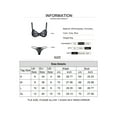 thumbnail image 2 of Enwejyy Women's Lingerie Sets Underwear Paties Lace Sexy Sheer Unlined Bra with G-Strings, 2 of 3