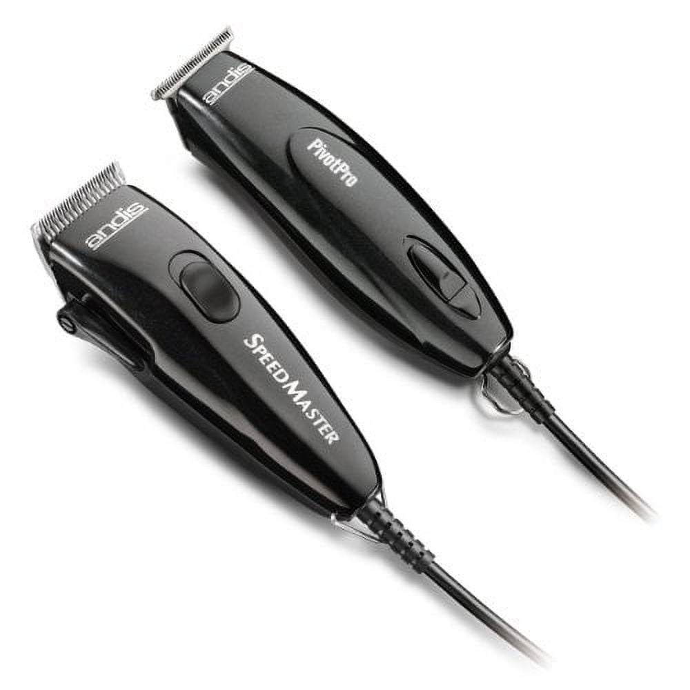 Andis 24075 Pivot Motor Clipper trimmer Combo Black