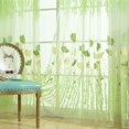 thumbnail image 6 of 2Pcs Gesang Voile Tulle Sheer Curtain Window Panel Drape 39.4x78.8, 6 of 9