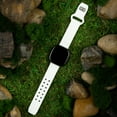 thumbnail image 2 of Knights Engraved Silicone Unisex Watch Band for Fitbit Versa 3 and Sense (White) by Affinity Bands, 2 of 4