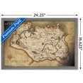 thumbnail image 3 of The Elder Scrolls V: Skyrim - Map Wall Poster, 14.725" x 22.375" Framed, 3 of 5
