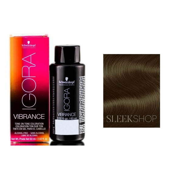 Schwarzkopf Igora Vibrance Demi-Permanent Tone on Tone Coloration Hair Color - Light Brown Cendre Chocolate / 5-16