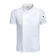 thumbnail image 1 of Chaqueta de chef de manga corta, transpirable, uniforme de cocina para hombre y mujer. M blanco, 1 of 8