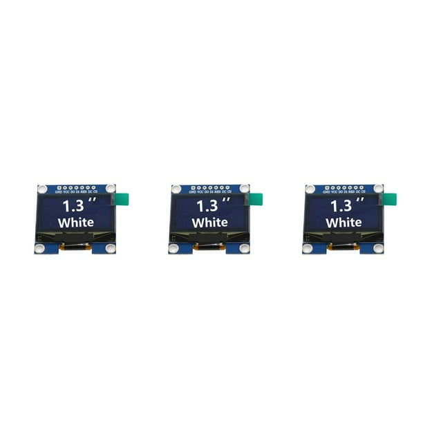 Injueey Módulos de visualización de mercado de de pantalla LED Pantalla de autoiluminación de 7 pines 3.3V / 5V 12C Puerto GND Módulo OLED de Type1 NO1