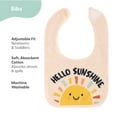 thumbnail image 7 of The Peanutshell Terry Feeding Baby Girl Bibs, 10 Pack, Hello Sunshine, 7 of 7